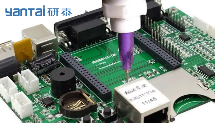 【焊點保（bǎo）護UV膠】研泰淺析其（qí）特性，助您更快更優選膠